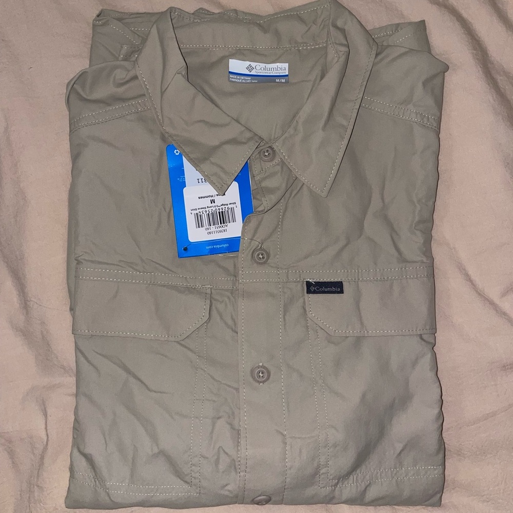 Columbia men’s silver ridge2.0 long sleeve shirt size M